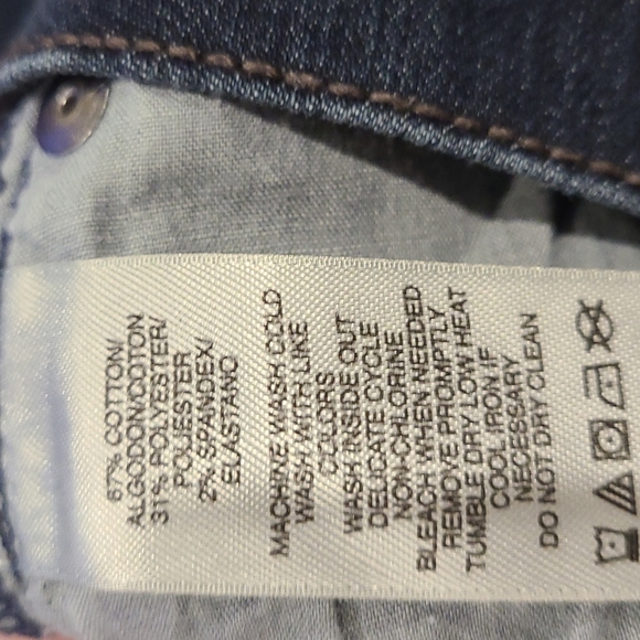 DKNY Jeans Women's Mid Rise Skinny Soho Jeans Dark Rinse - Picture 8 of 8